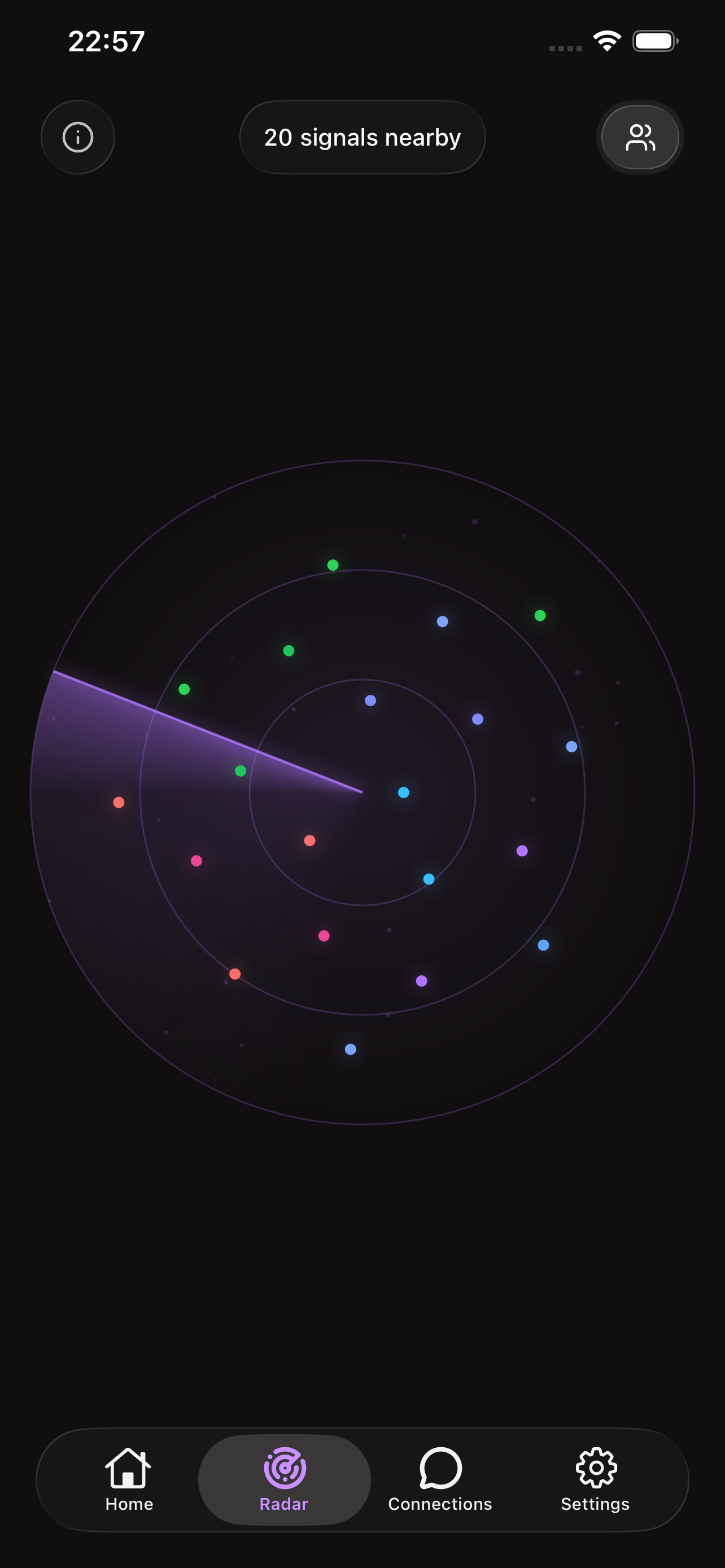 Vynx radar screen